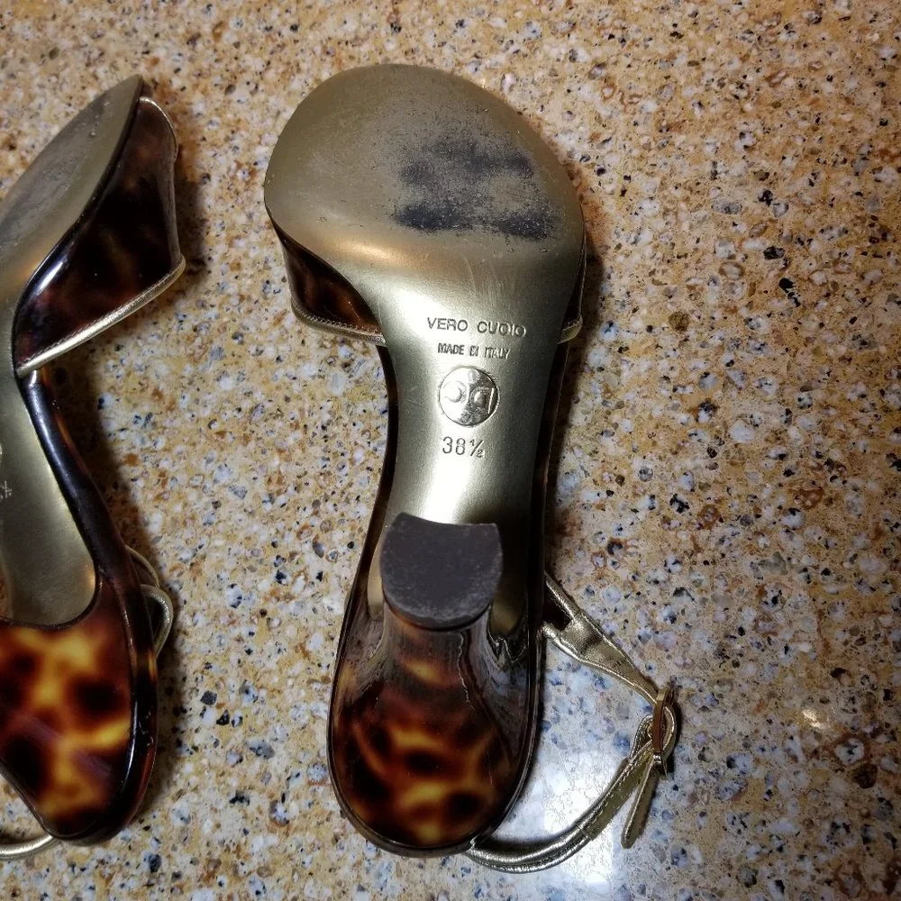 Dolce & Gabbana Tortoise Shoes Size 38.5 (8.5 US) - Picture 9 of 15